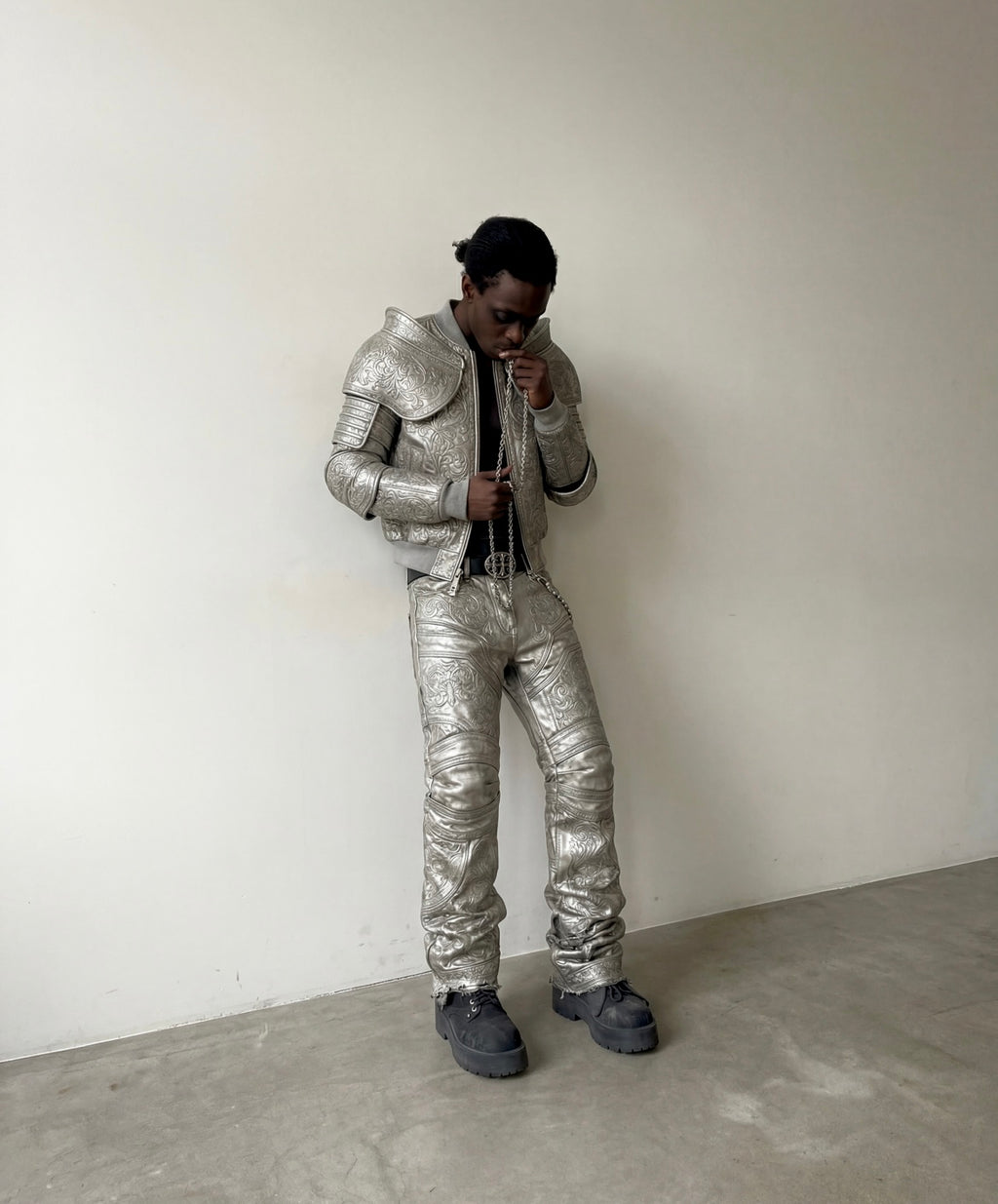 Armor Waxed Denim - silver