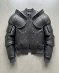 Armor Leather Jacket - black