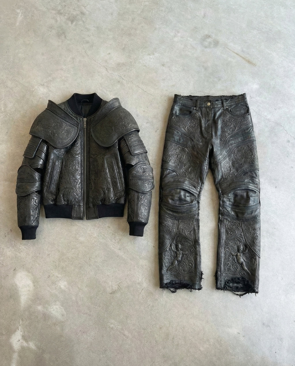 Armor Waxed Denim - black